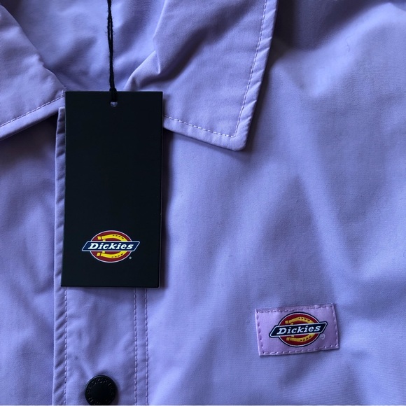 NWT Dickies Lilac Purple Snap Button Windbreaker XXL - Picture 3 of 3